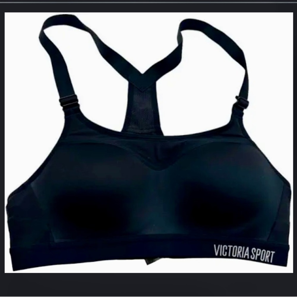 New Victoria’s Secret sports bra! Versatile, supportive 32D black bra! 👙